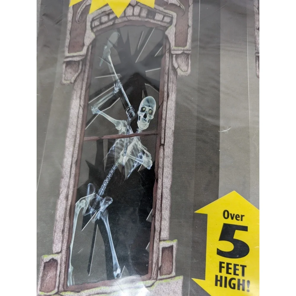 NEW Amscan Scene Setters Add Ons What Lurks Within‎ Skeletons 2 Panels 33.5